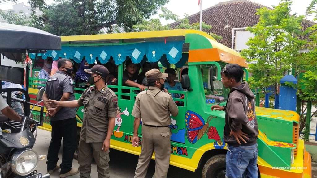 Razia Masker Di Kec Ciledug, 52 Pelanggar Langsung Disanksi!