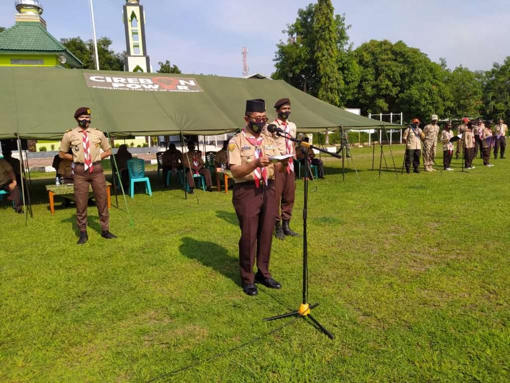 Kodim 0620/Kab Cirebon Gelar Pembinaan Pramuka Saka Wira Kartika