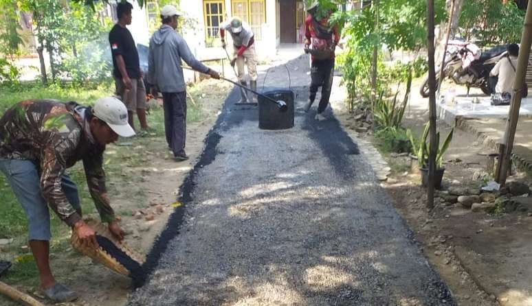 BanGub Jabar 2020, Pemdes Gembongan Fokuskan Pengaspalan Jalan