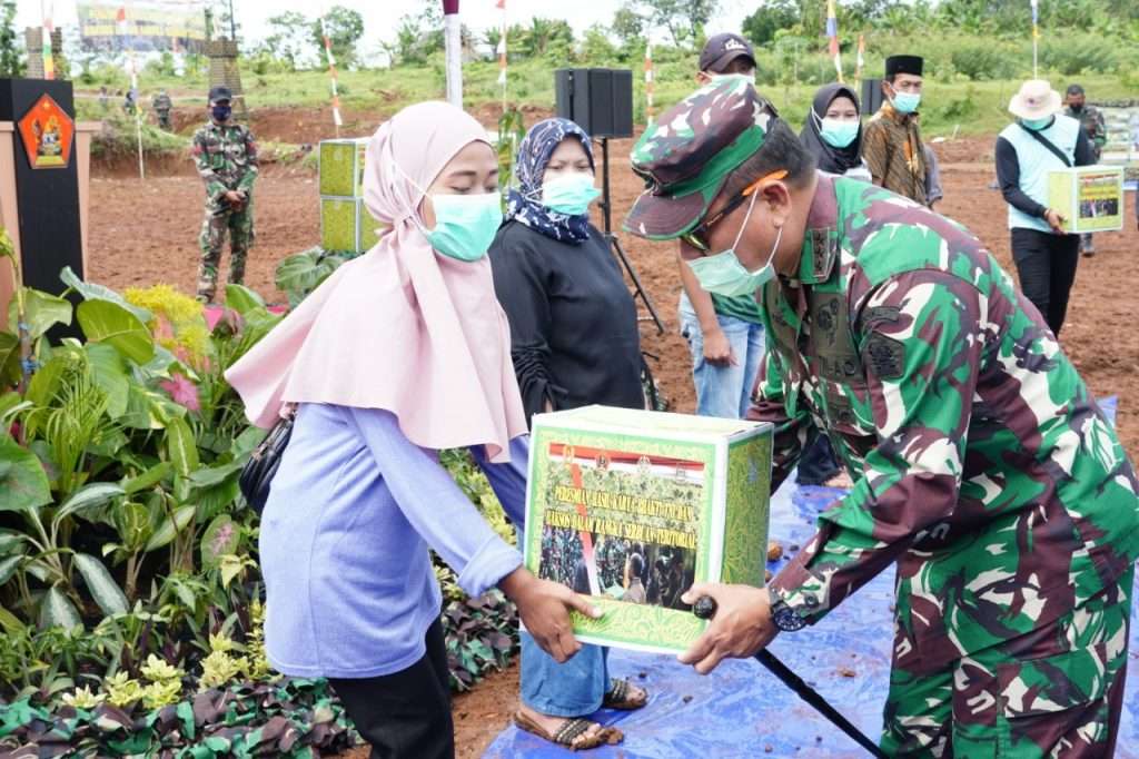 Aster Kasad Resmikan hasil Karya Bhakti TNI AD di Kabupaten Bogor