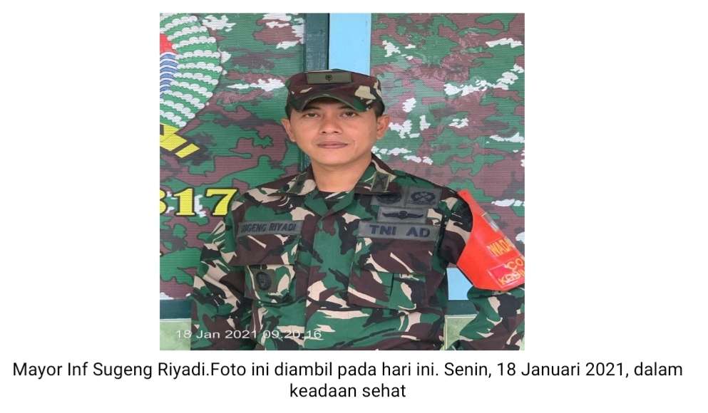 Berita Kasdim Gresik Meninggal Karena Vaksin Covid Adalah HOAX