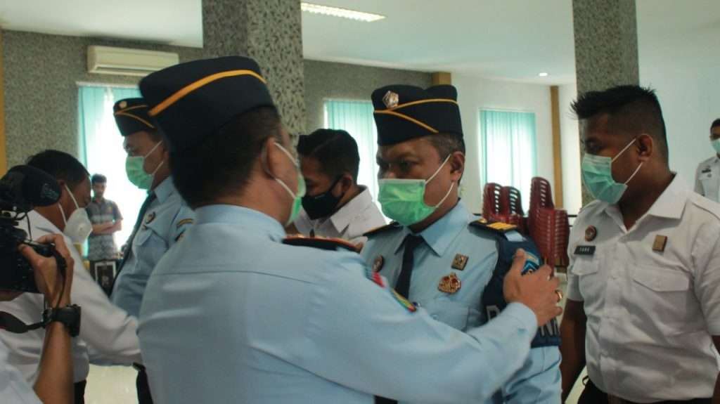 Lapas Kelas IIA Cikarang dan Bapas Kelas II Bekasi Kukuhkan Sat OPS Patnal