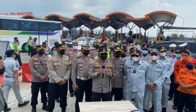 Korlantas RI Cek Kesiapan Larangan Mudik Di Wilayah Polresta Cirebon