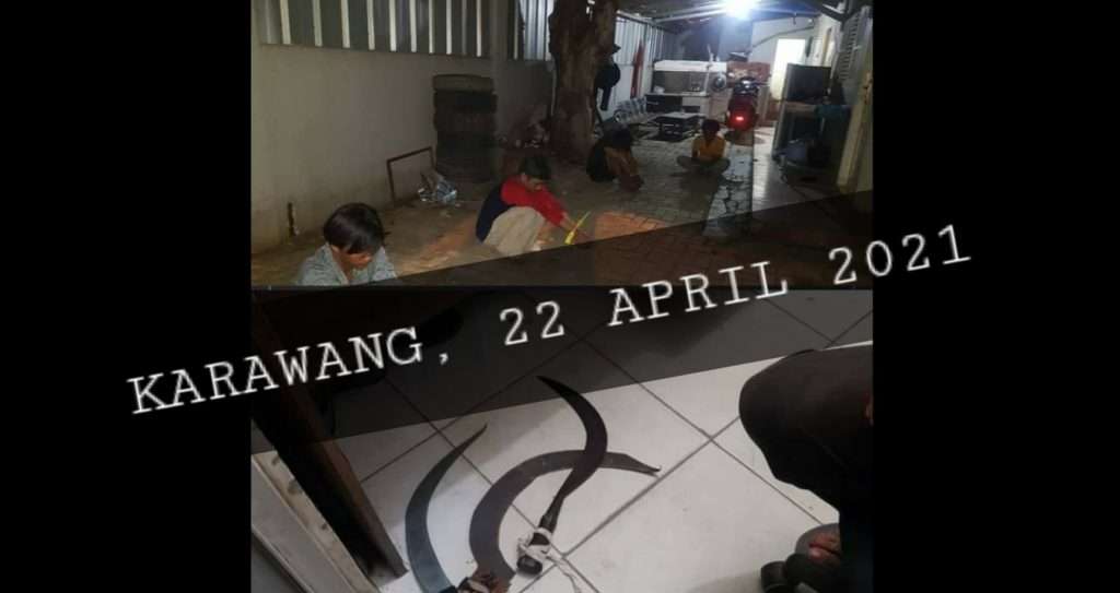 Jelang Sahur Bawa Sajam, Remaja Dibekuk Polsek Karawang Kota Jelang Sahur Bawa Sajam, Remaja Dibekuk Polsek Karawang Kota