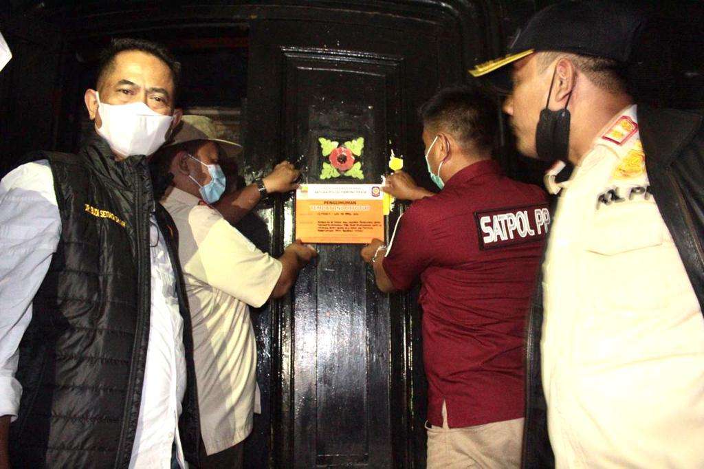 Penertiban Jelang Ramadhan, Dua THM Disegel Satgas Covid-19