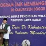 Uu Ruzhanul Resmikan Program SMK Membangun Desa di Kabupaten Bogor