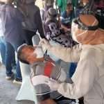 Polisi Periksa Kesehatan Antigen dan Sosialisasi Penyekatan Wilayah