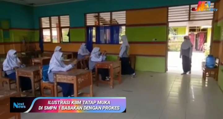 Begini Semangat SMPN 1 Babakan Agar KBM Tatap Muka Bisa Berjalan