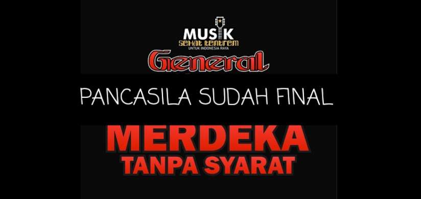 Lirik Lagu General Maya - Pancasila Sudah Final Lirik Lagu General Maya - Pancasila Sudah Final