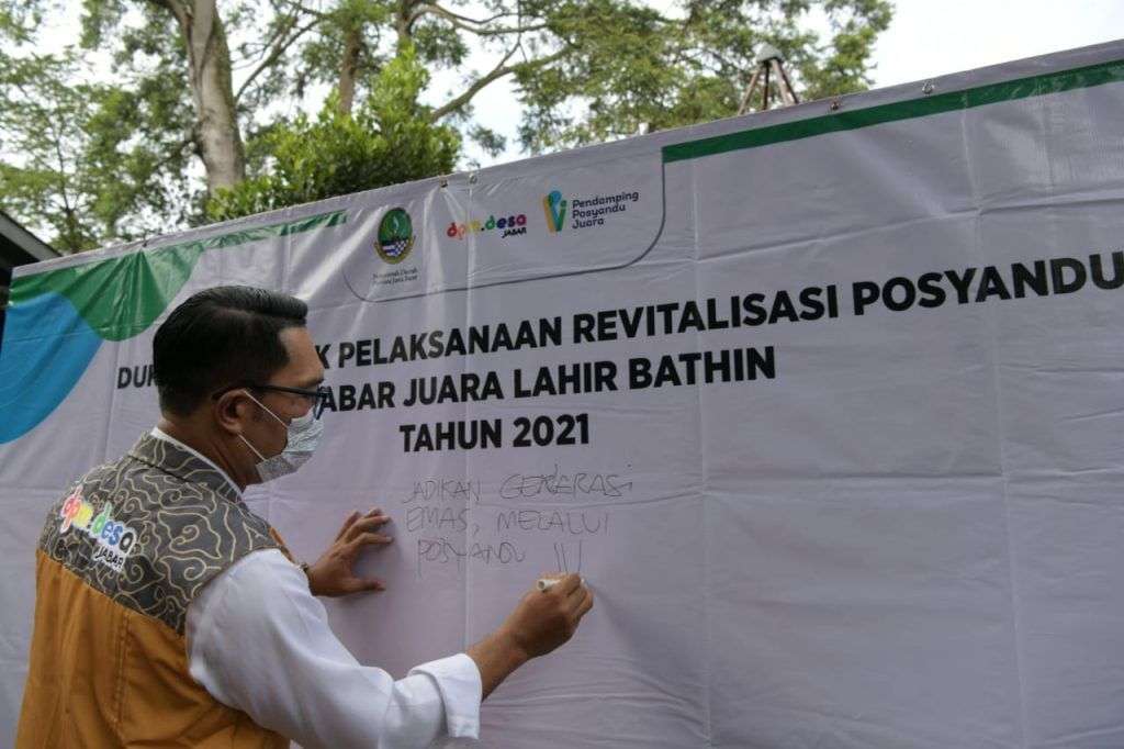 Ridwan Kamil: Pendamping Posyandu Mampu Cetak SDM Unggul