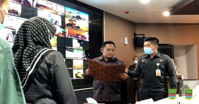 204 Pejabat Eselon III dan IV Pemkab Bekasi Dilantik Bupati Secara Virtual