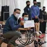 Safari Vaksinasi dan Baksos Jabar Bantu Bangun Kobong Ponpes Darussalam Ciamis