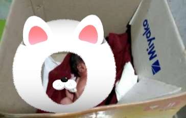 Bayi Lelaki Ditemukan dalam Kardus dengan Ari-ari Masih Menempel Bayi Lelaki Ditemukan dalam Kardus dengan Ari-ari Masih Menempel