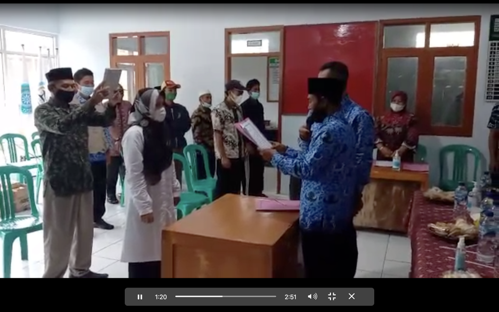 Dilantik Camat Banjaran, Epih Sohipah Resmi Jabat Kaur TU Desa Kareo