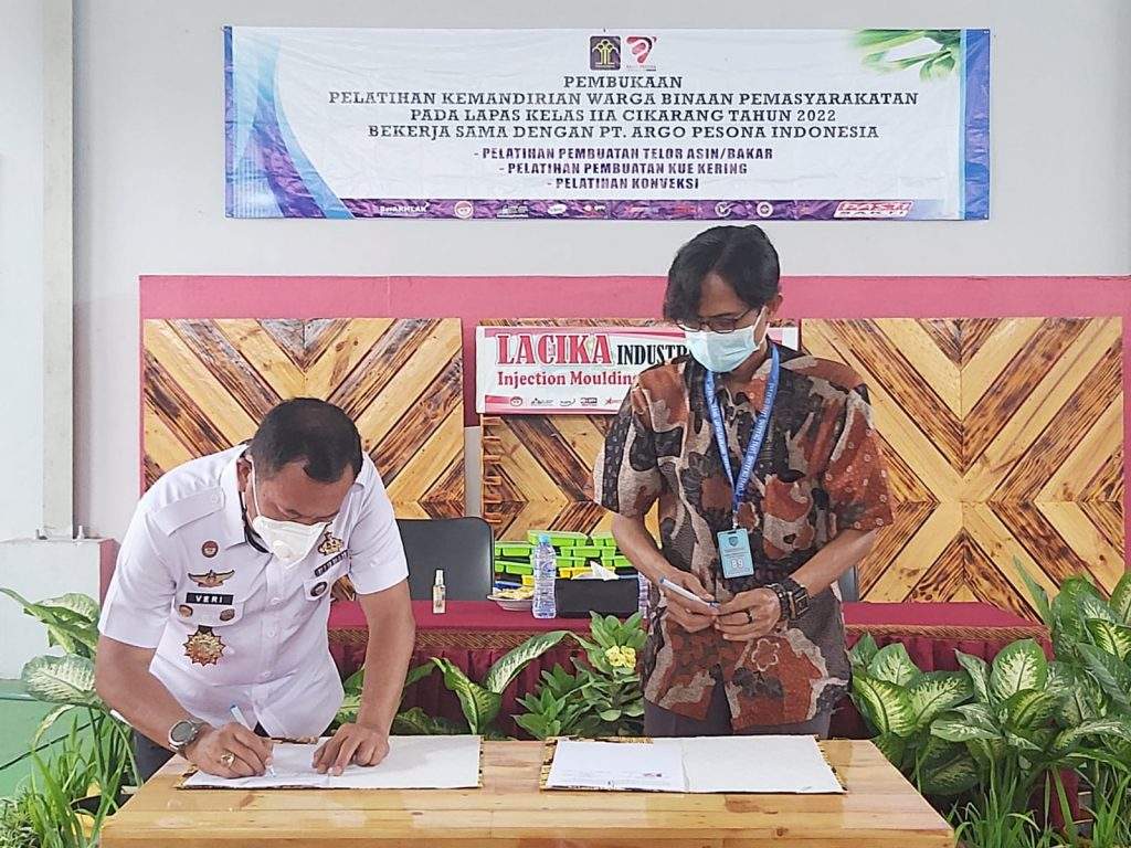 Lacika Buka Pelatihan Kemandirian WBP dengan Menggandeng PT Argo Pesona Indonesia