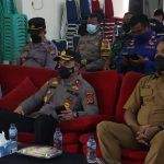 Wakapolres Cirebon Kota Tinjau Vaksinasi Booster Plus Zoom Meeting Bareng Kapolri