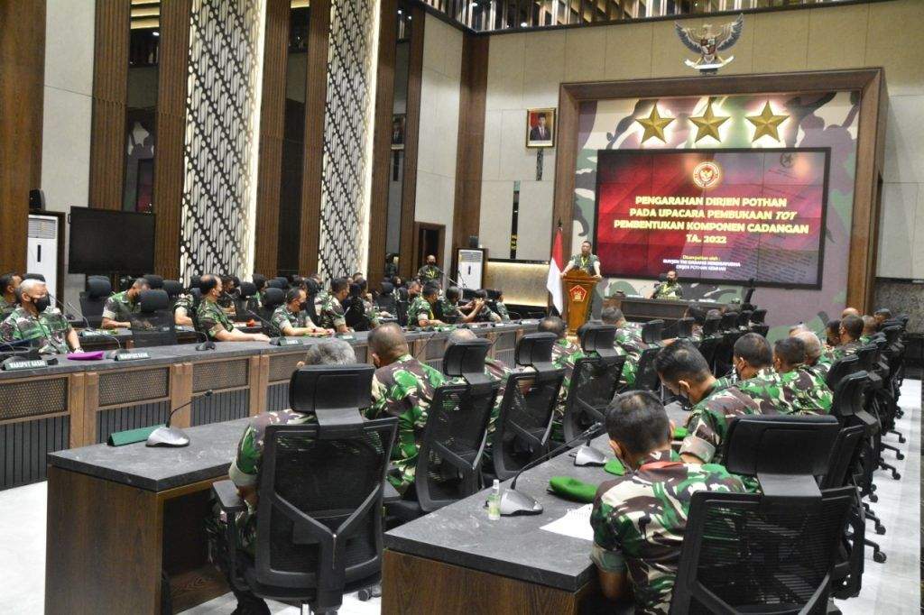 Wadan Kodiklatad Buka Pembekalan Training of Trainer Komponen Cadangan 2022