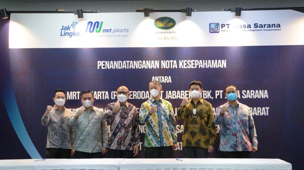 MRT Jakarta Gandeng Jababeka dan PT Jasa Sarana Jajaki Kerjasama Pembangunan Fase 3 MRT Jakarta dan Pengembangan KBT