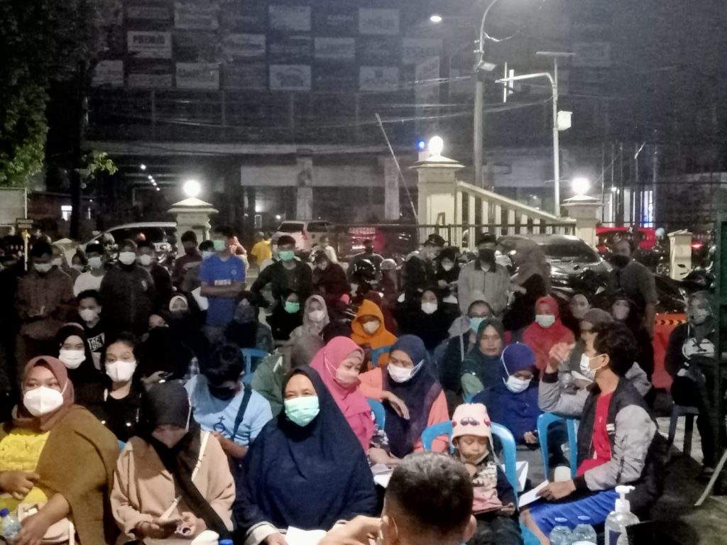 Sebagai Syarat Mudik, Vaksinasi Booster Dilakukan Polsek Tambun dengan Target 5 Ribu Warga