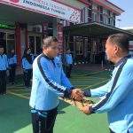 Lacika Gelar Apel Pengukuhan Pengurus Persatuan Olahraga Pengayoman