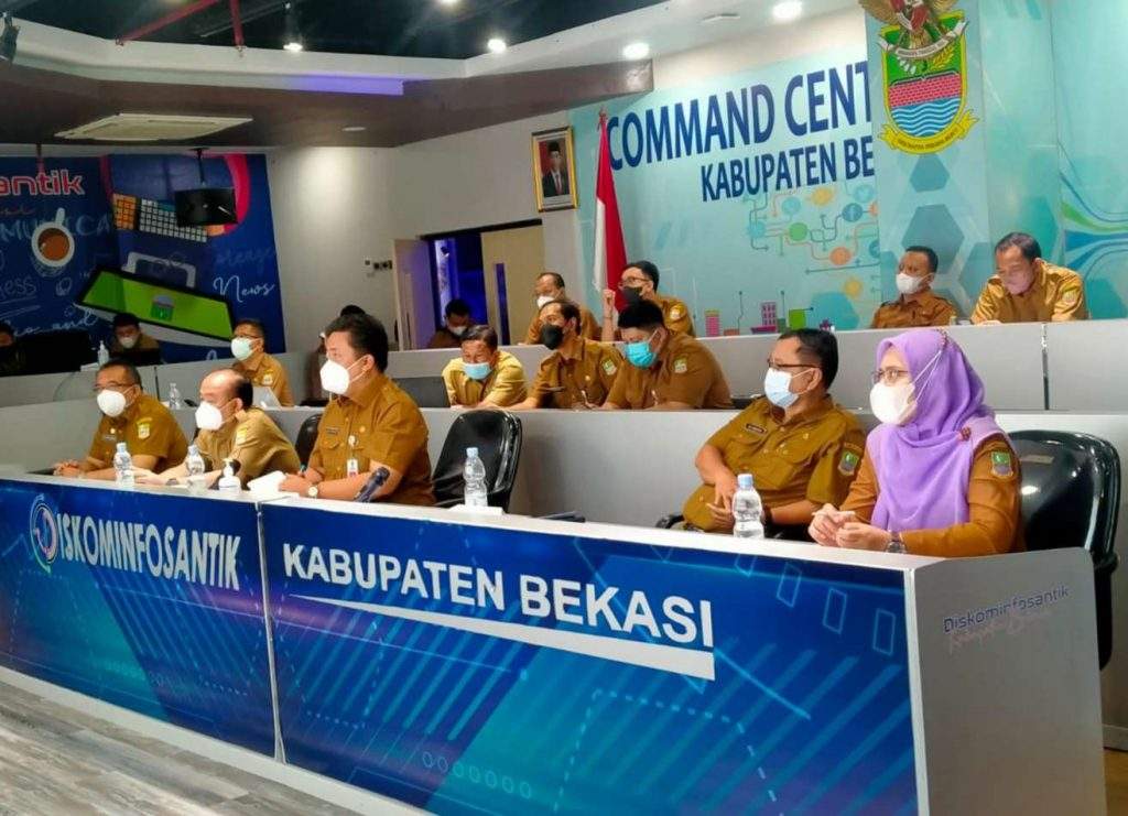 Sekda Hadiri Rapat Virtual Koordinasi Persiapan Penilaian Mandiri Penerapan Sistem Merit