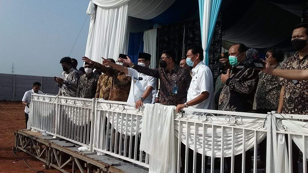 PT PP Tirta Tanah Merah dan PDAM TB Lakukan Pemancangan Pertama SPAM