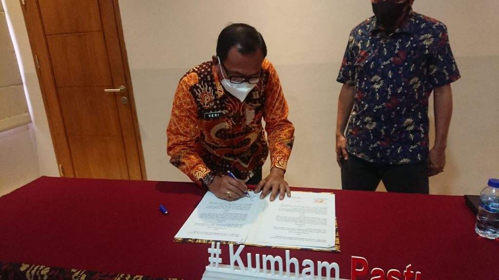 Lapas Cikarang Tandatangani Perjanjian Kerjasama dengan Yayasan Rumah Sebaya