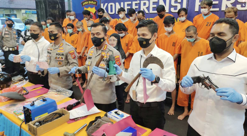 60 Tersangka Diamankan, Prestasi Polresta Cirebon Tumpas Geng Motor 60 Tersangka Diamankan, Prestasi Polresta Cirebon Tumpas Geng Motor