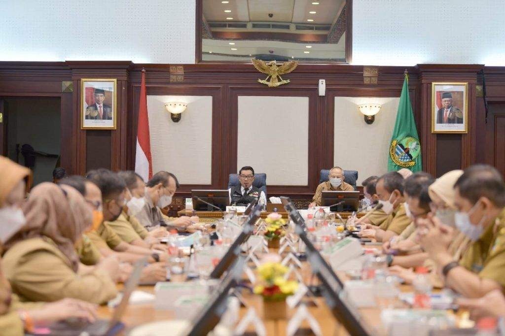 Dinas Perdana, Gubernur Jabar Langsung Pimpin Rapat dengan Kepala Perangkat Daerah
