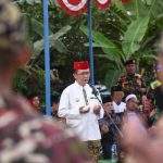 Pimpin Upacara Pembaretan, Pj. Bupati Bekasi Pastikan Banser Jadi Garda Terdepan Keutuhan NKRI