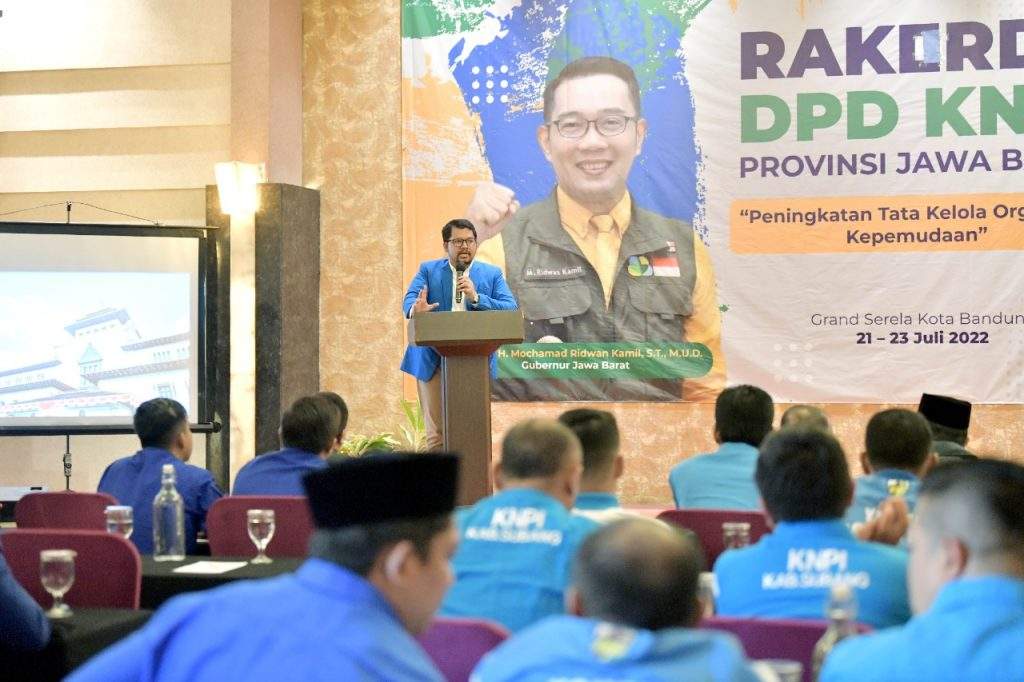 Wejangan Gubernur Ridwan Kamil ke KNPI Jabar: Lebih Kompak dan Mandiri