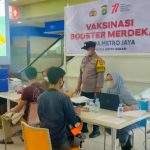 Polsek Cikarang Selenggarakan Vaksinasi Booster Merdeka di Mall SGC