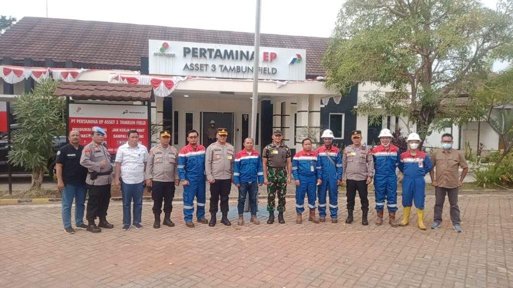 Kapolrestro Bekasi Bersama Dandim 0509 Cek dan Tinjau Objek Vital PT Pertamina di Babelan