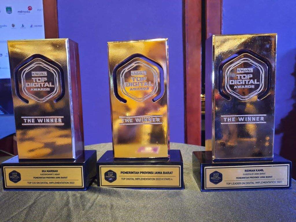Jawa Barat Raih Tiga Penghargaan Top Digital Awards 2022