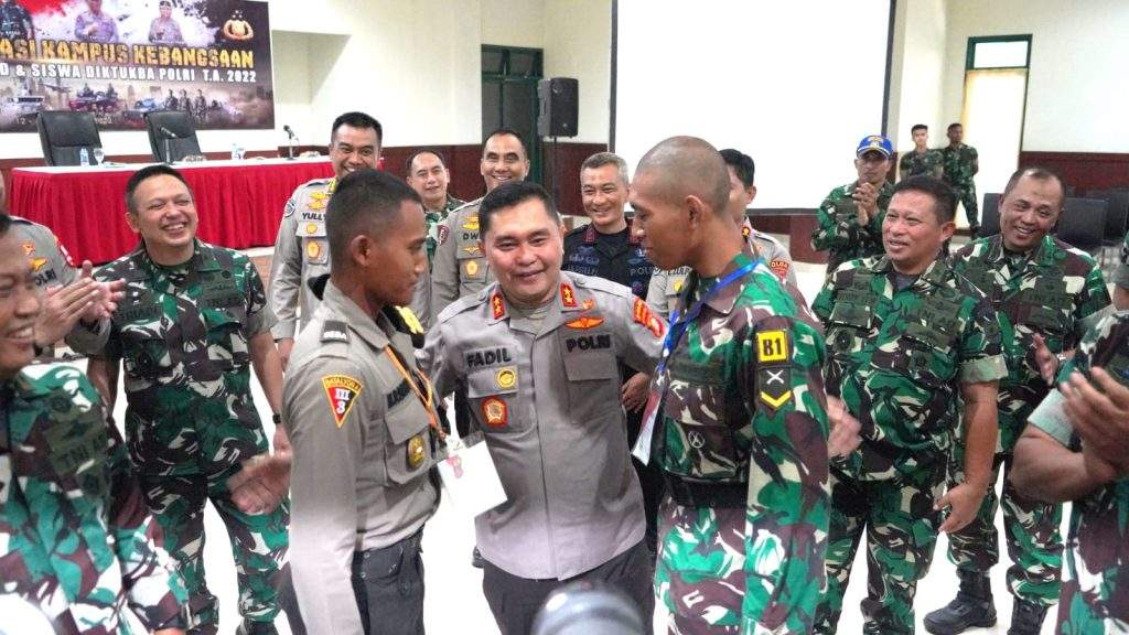 Kapolda Metro Jaya Bersama Pangdam Jaya Buka Diklat Integrasi Dikmaba TNI dan Diktukba Polri Tahun 2022 Rindam Jaya