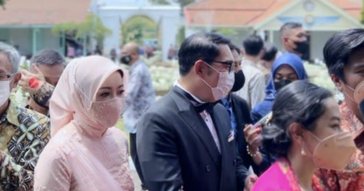 Hadiri Resepsi Pernikahan Kaesang-Erina, Ridwan Kamil: Semoga Samawa Salaswasna