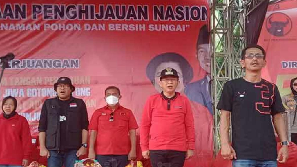 Ketua DPC PDIP Kabupaten Bekasi, Soleman: Giat Hari Ini Merupakan Implementasi Politik Hijau PDIP