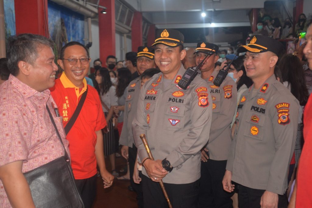 Imlek Kondusif, Kapolres Ciko Kontrol Vihara & Klenteng