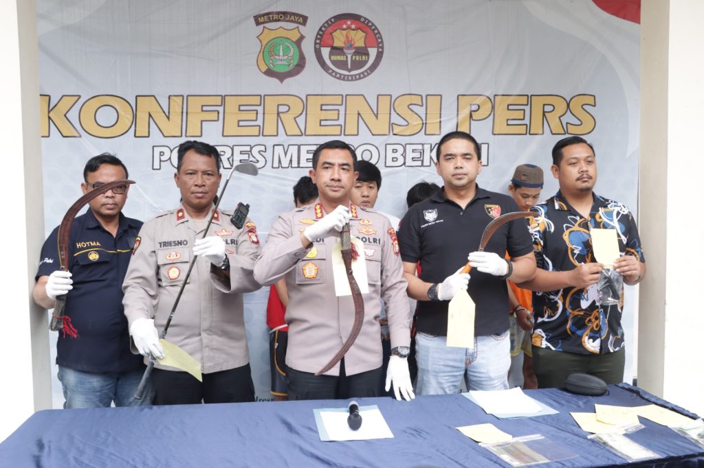 Pelaku Curat, Curas dan Curanmor Digulung Polisi di Cikarang