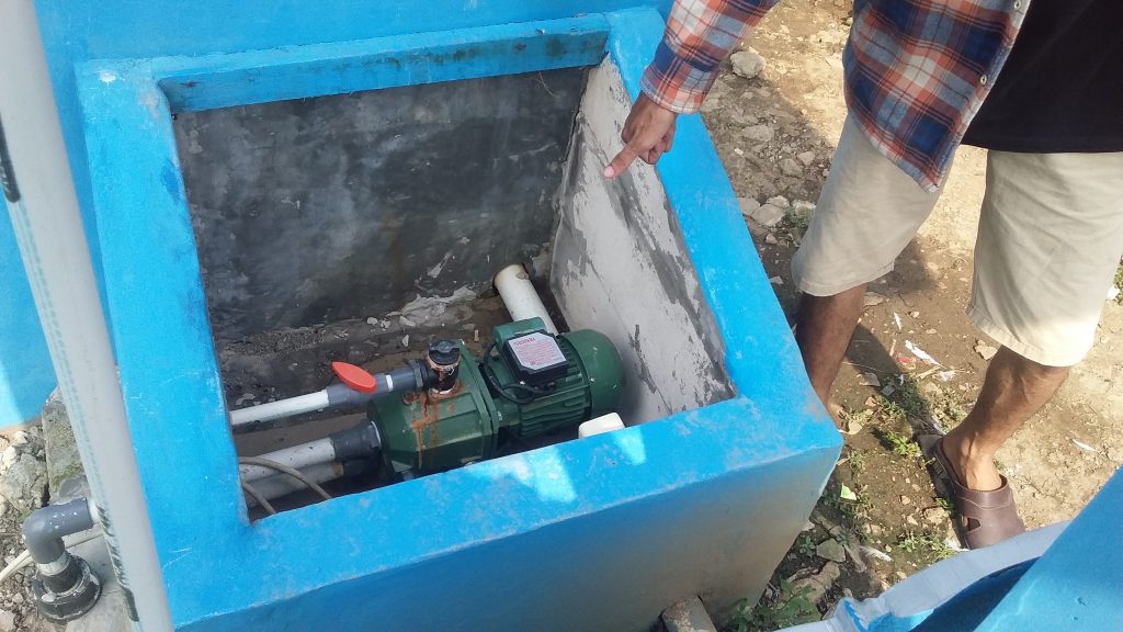 Pengadaan SAB di Kampung Pelaukan Tidak Sesuai RAB, Diduga Kades Mark UP Anggaran Pengadaan SAB di Kampung Pelaukan Tidak Sesuai RAB, Diduga Kades Mark UP Anggaran