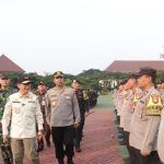 Pj Bupati Bekasi Pimpin Apel Operasi Ketupat Jaya 2023 Bersama Forkopimda