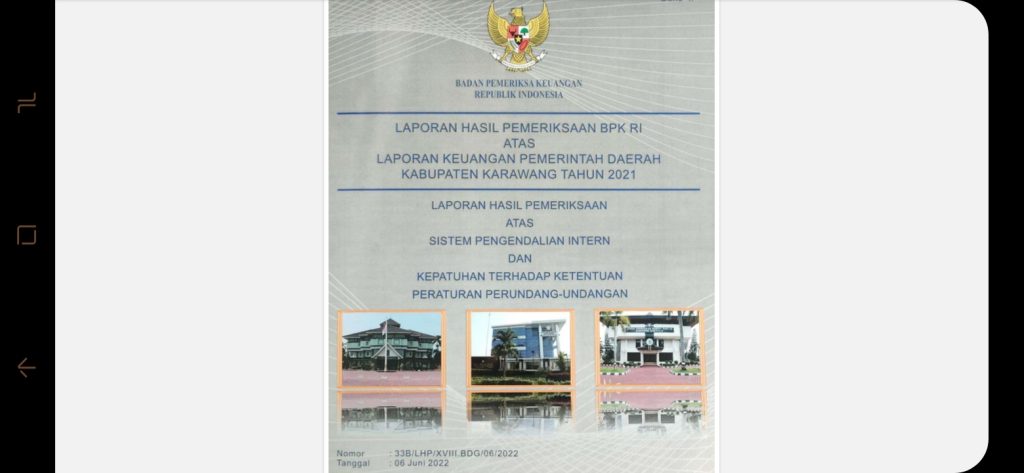 Belasan 'Dosa Besar' Pemkab Karawang dalam LHP BPK Jabar