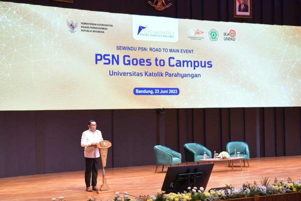 PSN GOES TO CAMPUS<br>Ridwan Kamil: Jabar Banyak Diuntungkan dengan PSN