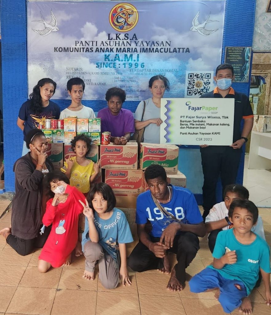 FajarPaper Salurkan Bantuan ke Panti Asuhan Korban Kebakaran di Bekasi FajarPaper Salurkan Bantuan ke Panti Asuhan Korban Kebakaran di Bekasi