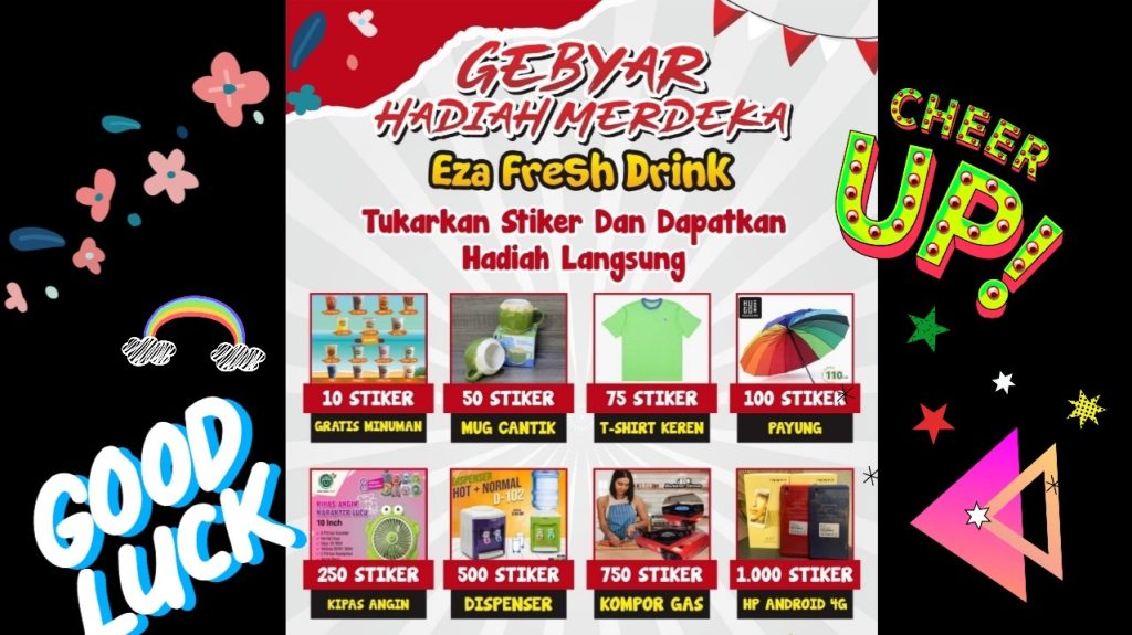 Eza Fresh Drink Geber Promo Agustusan "Beli Minum Dapat HP"