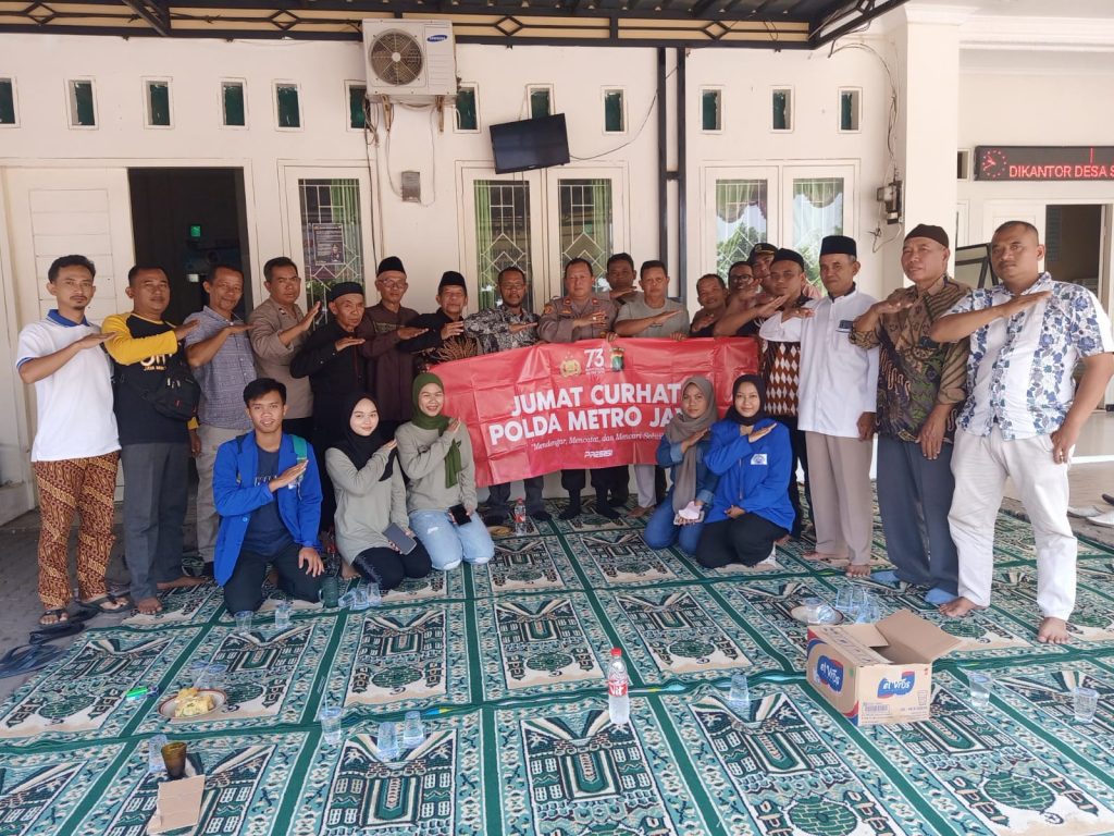 Giat Jumat Curhat, Polsek Cikarang Selatan Lakukan Penguatan Sistem Keamanan Lingkungan