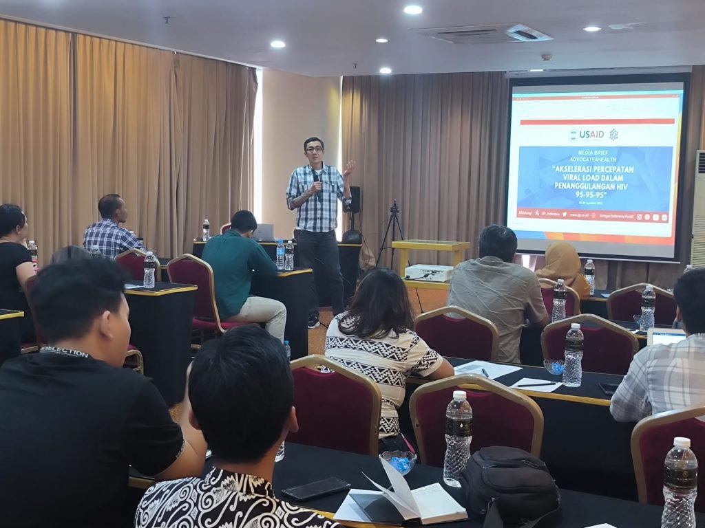 Jaringan Indonesia Positif (JIP) Gelar Media Briefing Terkait Program Tes Viral Load HIV