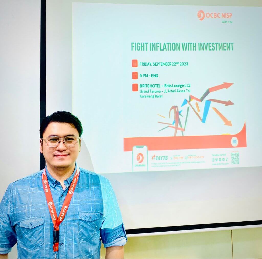 Branch Executive OCBC NISP Karawang Tuparev, Krisfian Audhi Hutomo Ajak Masyarakat Melek Investasi Branch Executive OCBC NISP Karawang Tuparev, Krisfian Audhi Hutomo Ajak Masyarakat Melek Investasi