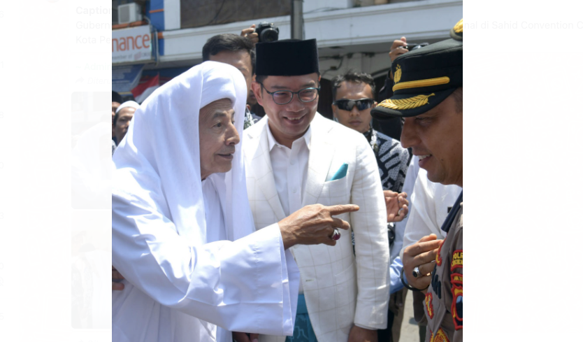 Ridwan Kamil Hadiri Penutupan Muktamar Sufi Internasional di Pekalongan 