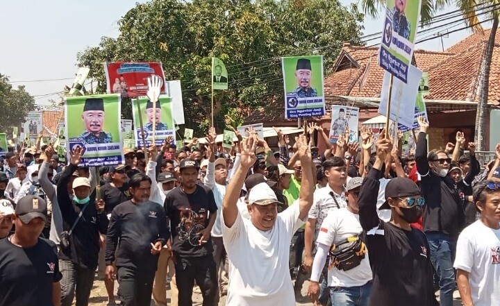 Abdul Kodir Calon Kuwu Cangkuang Nomor 4 Sampaikan Terima Kasih Kepada Ribuan Pendukung